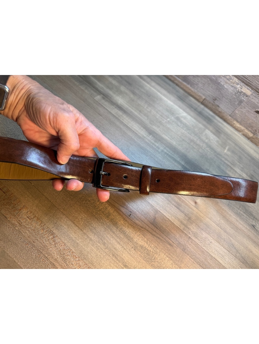 Dockers Brown Leather Belt 34” (cp/136)